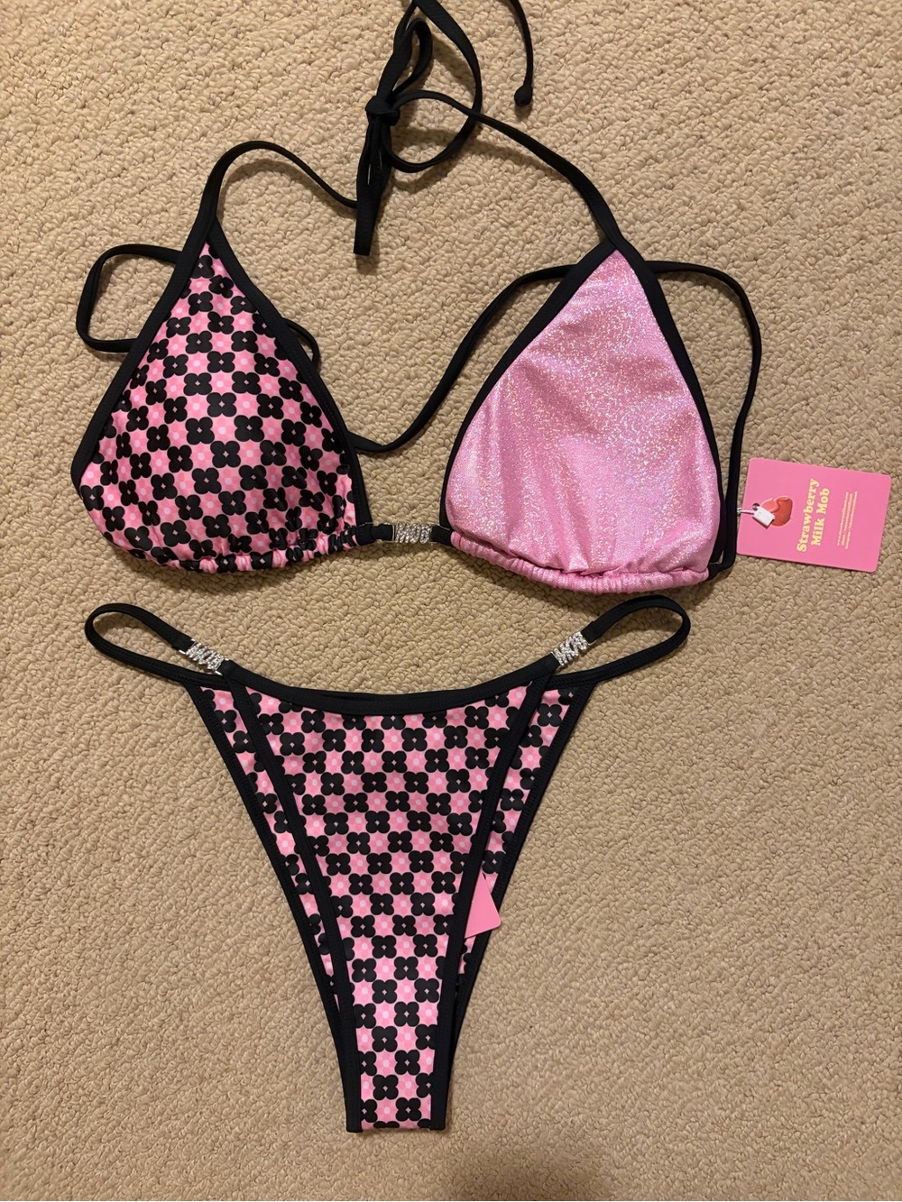 Strawberry Milk Mob Bikini